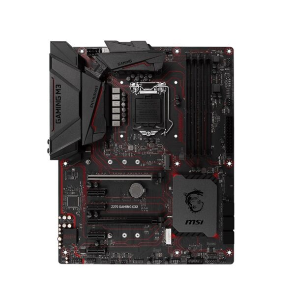 placa madre msi lga 1151 z270 gaming m3 dvi/hdmi
