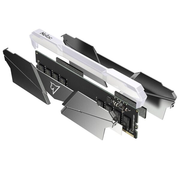 memoria ram netac ddr4 16gb 3600 mhz shadow c18 (8gbx2) gr