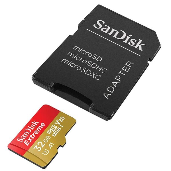 memoria sandisk sd 32gb extreme 100mb/s u3 v30 4k