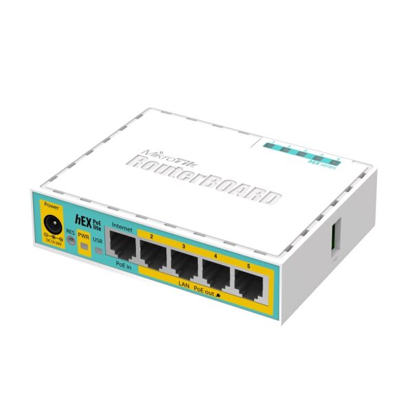 mikrotik routerboard rb750upr2 hex poe lite