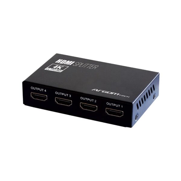 splitter argomtech arg av 5114 4 outputs hdmi 4k hd