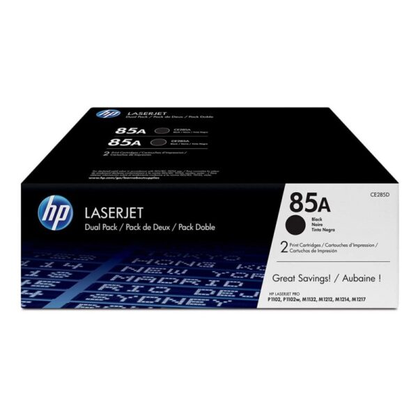toner hp ce285ad (85ad) duplo