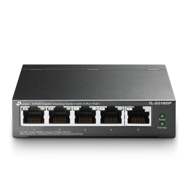 hub switch tp link 5p g lan tl sg1005p 4p poe