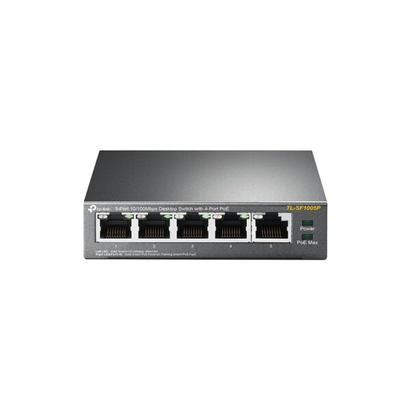 hub switch tp link 5p tl sf1005p 10/100 4p poe