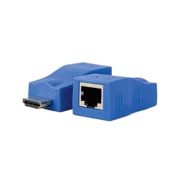 adaptador hdmi extensor 3d 30mts a rj45 cat6