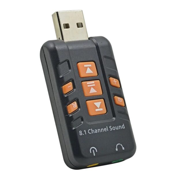 adaptador usb sonido 8.1