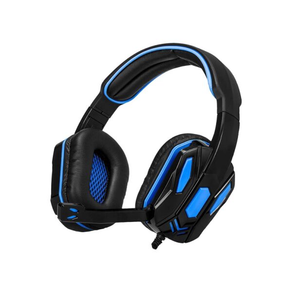 auricular gamer argomtech arg hs 2845bk negro/azul