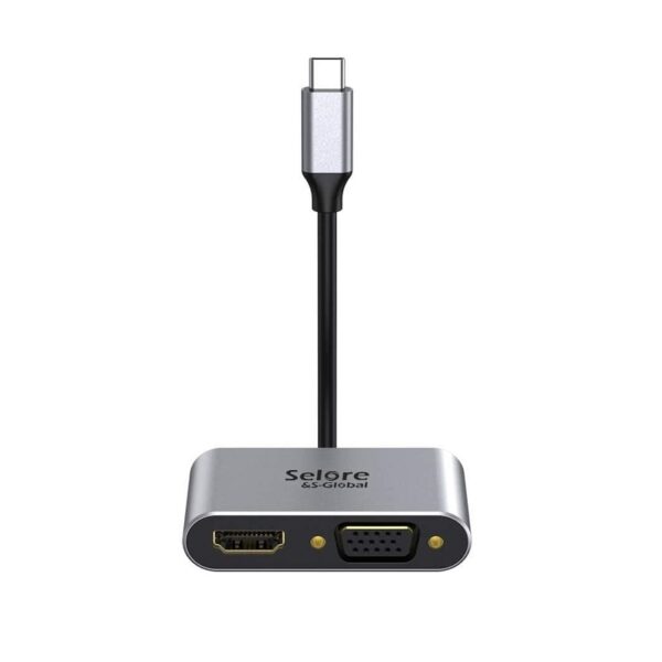 cable adaptador tipo c a hdmi/vga