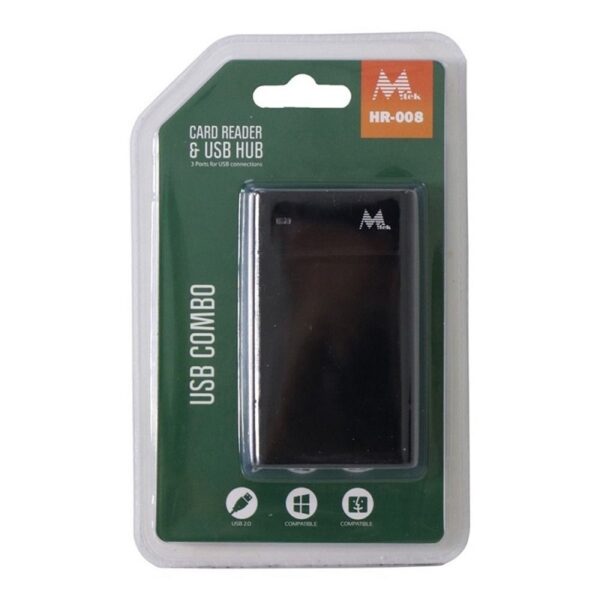 cable multipuerto usb mtek hr 088 3p+card read