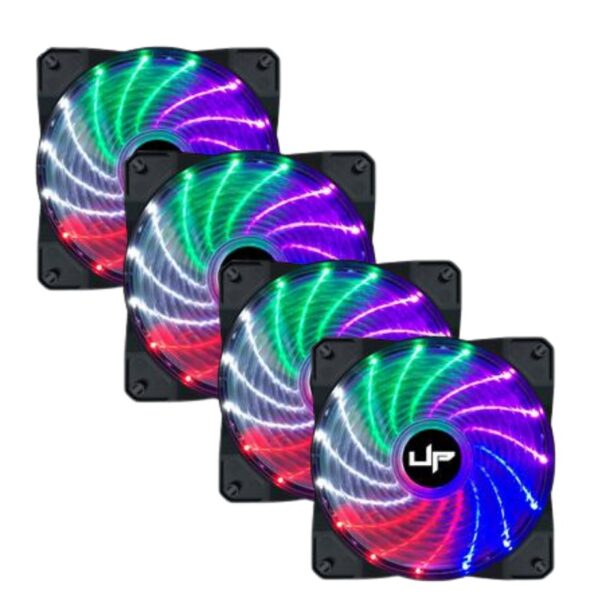 ventilador de cooler up gamer mq 07 rgb 120mm molex