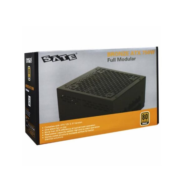 fuente sate 750w atx bronze 80 plus