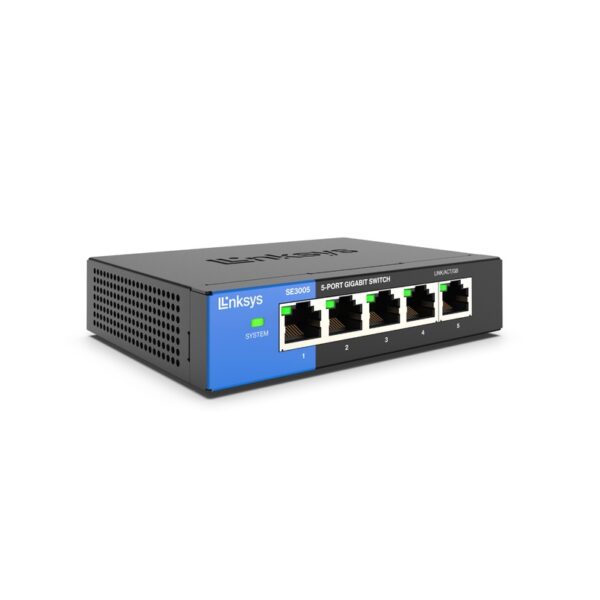 switch linksys se3005 5 port ethernet gigabit