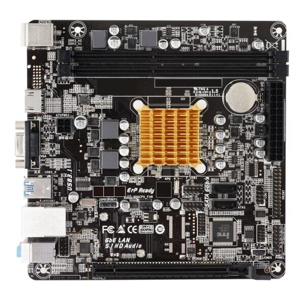 placa madre biostar a68n 2100k itx+cpu amd amd e1 6010