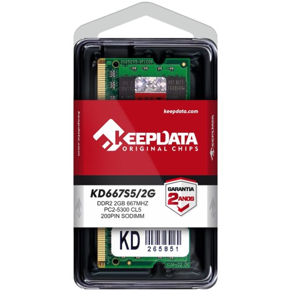 memoria ram para notebook ddr2 keepdata 2gb 667mhz