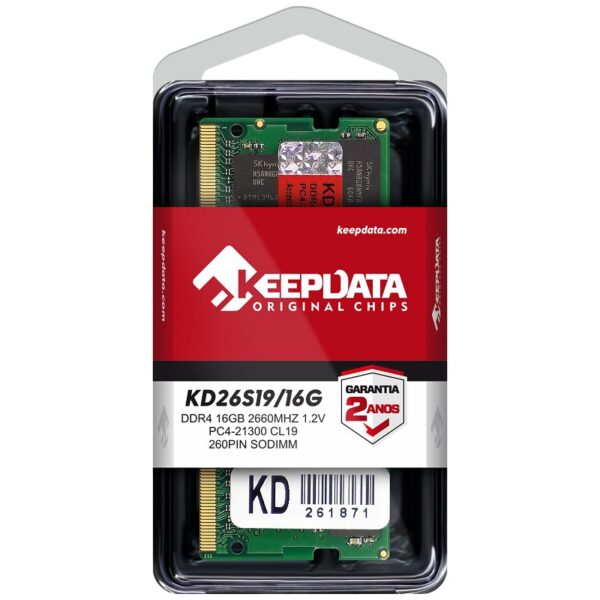 memoria ram para notebook ddr4 keepdata 16gb 2666 mhz