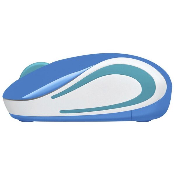 mouse logitech 910 005360 m187 wir azul/blanco