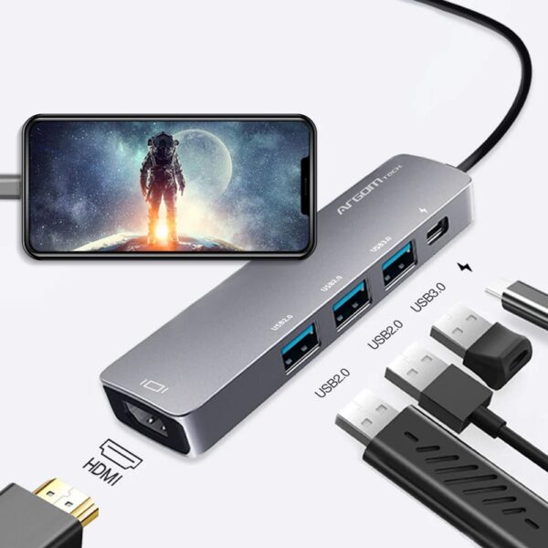 adaptador argomtech arg ub 0185 5 en 1 tipo c