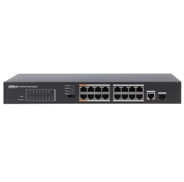 switch dahua pfs3117 poe 16 ptos