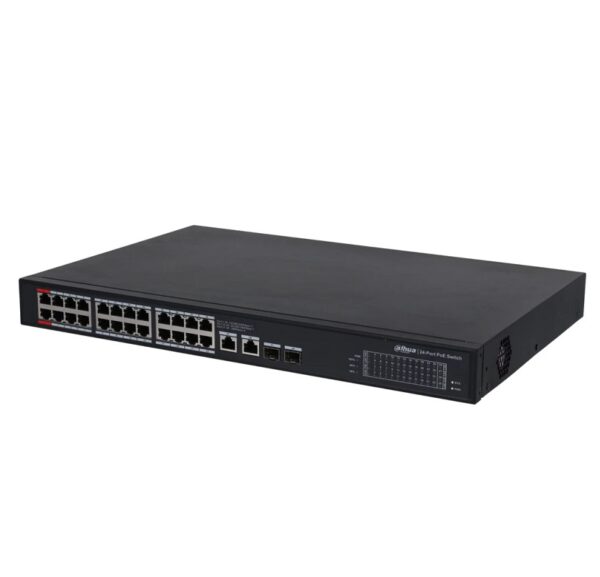switch dahua pfs3228 24gt 360 24 ptos poe 90w