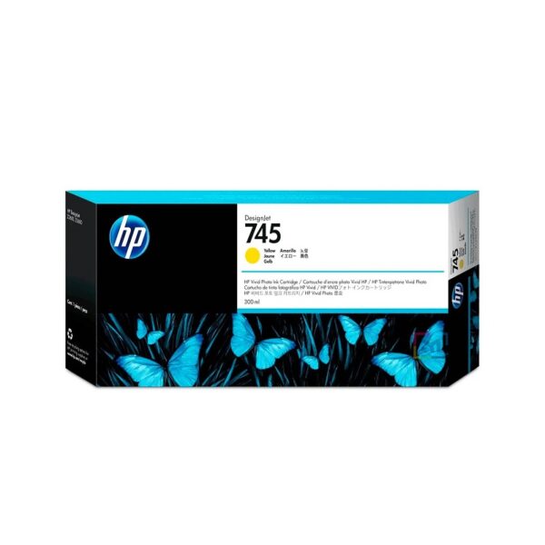 tinta hp 745 f9k02a yellow 300 ml