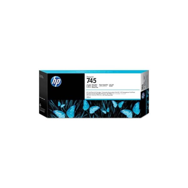 tinta hp 745 f9k04a negro photo 300 ml