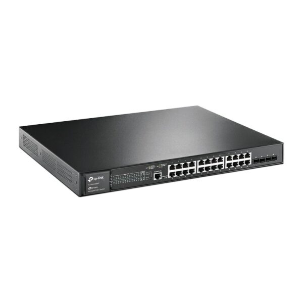 switch tp link 24 g lan tl sg3428mp poe+4sfp 1gb