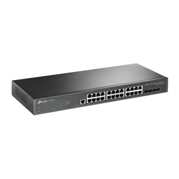 switch tp link 24 g lan tl sg3428x+4sfp 10gb