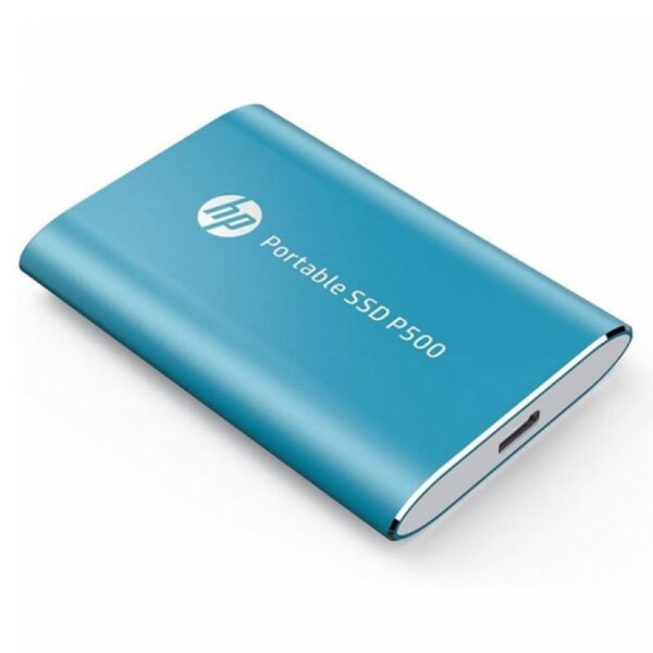 ssd externo hp 120gb 7pd47aa abb p500 azul