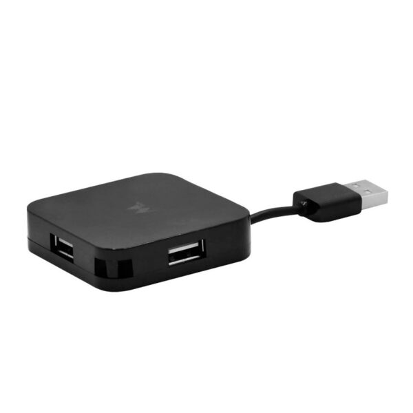 adaptador hub mtek hb 420 4 puertos usb 2.0 negro