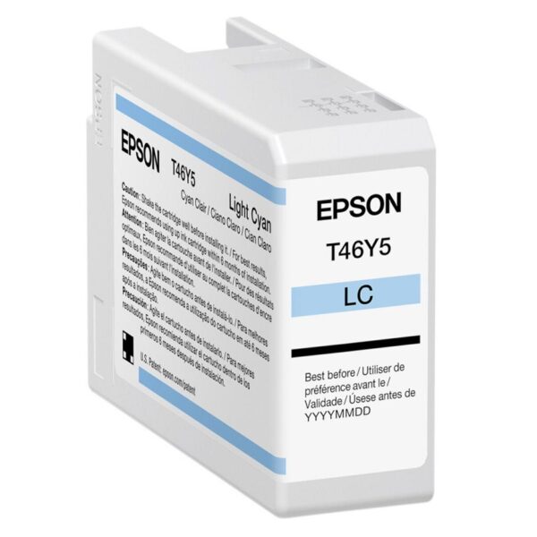 tinta epson t46y500 ultrachrome pro 10 light cyan 50 ml
