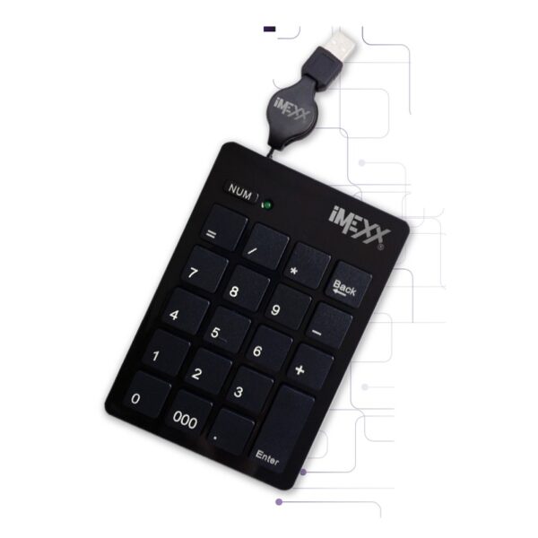 teclado numerico imexx ime 20365