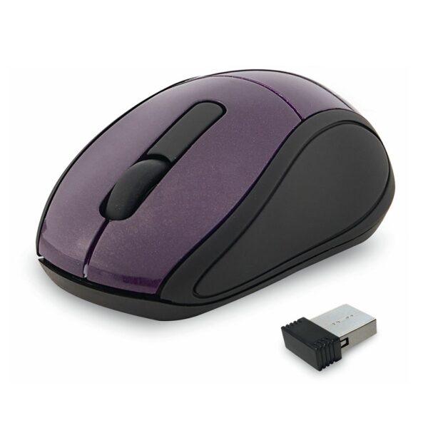 mouse verbatim inalambrico 97473 mini travel purpura