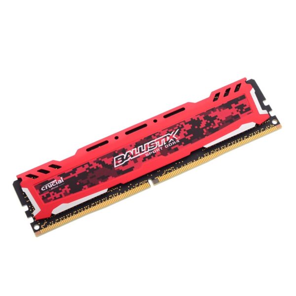 memoria ram crucial ddr4 4gb 2400 mhz ballistix gaming rojo