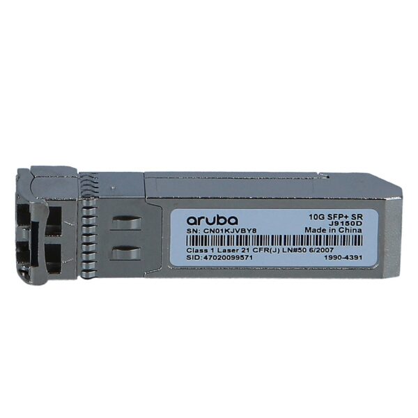 hpe aruba 10g sfp+lc sr 300mmmf xcvr (j9150d l)