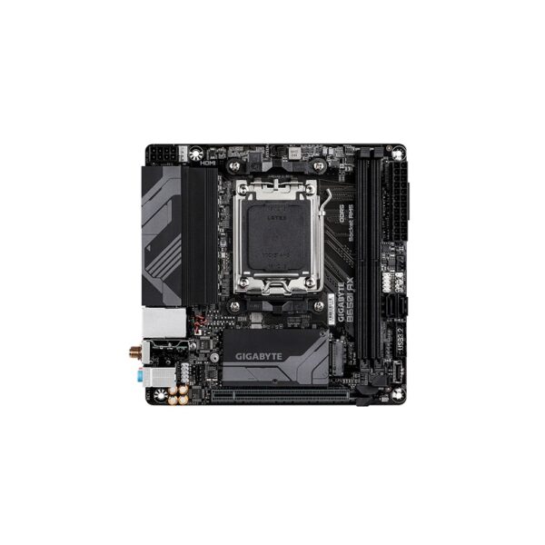 placa madre gigabyte am5 b650i ax ddr5 s/r/hdmi/dp/m2/wifi/usb3.2/mi itx