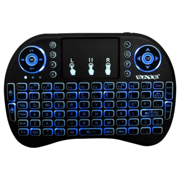 teclado sate inalÁmbrico para smart tv ak 724g