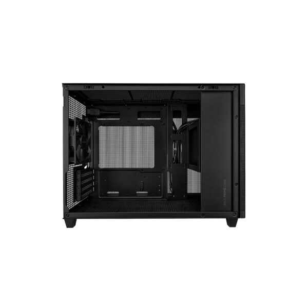 gabinete gamer asus prime ap201 s/fuente matx/itx negro