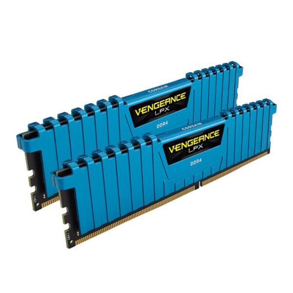 memoria ram corsair ddr4 16gb 2666 mhz vengeance lpx 2x8 azul