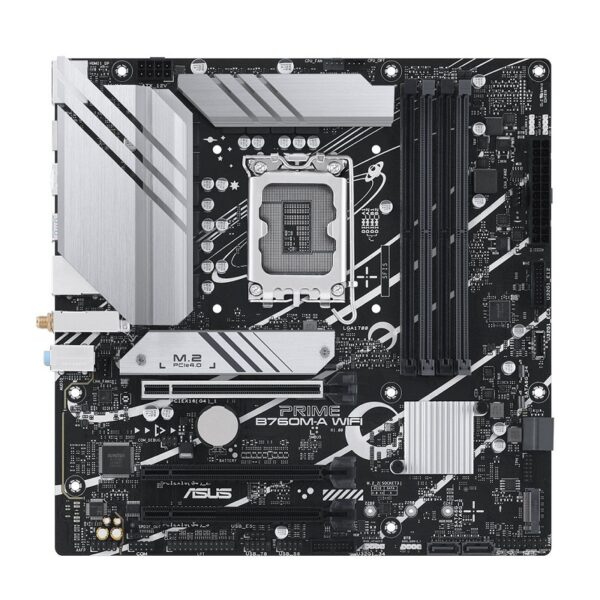 placa madre asus 1700 b760m a wifi ddr5 prime s/r/hdmi/dp/2m2/usb3.2/matx