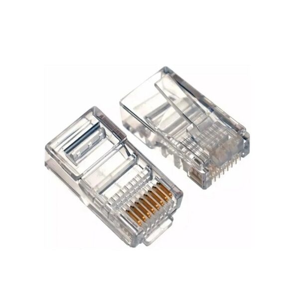 conector rj45 cat6 hikvision ds 1m6ua 15u pote de 100 unidades