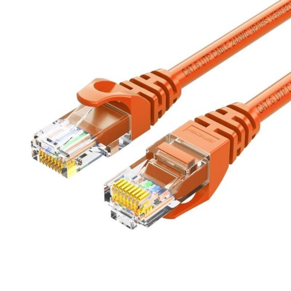 patch cord utp cat6 rj45 hikvision ds 1np6uec0 2 mts naranja 24awg