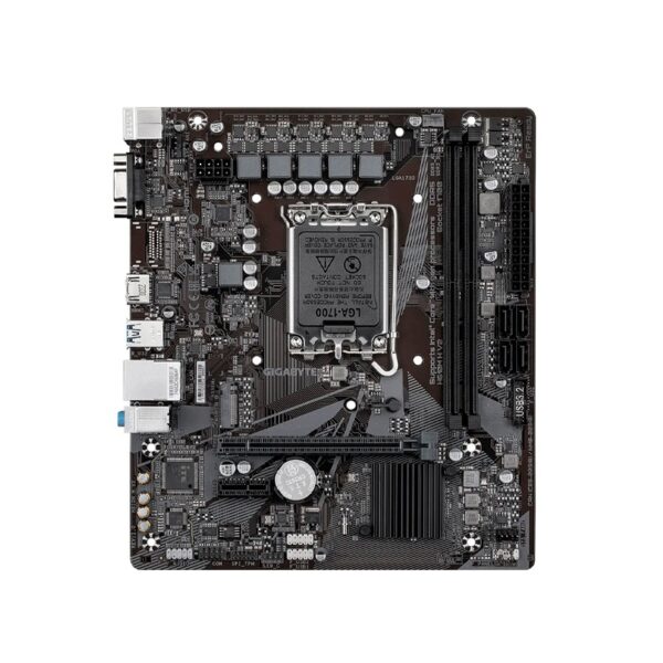 placa madre gigabyte 1700 h610m h v2 ddr5 v/s/r/hdmi/m2/usb3.2/matx