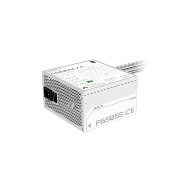 fuente gigabyte 650w 80plus silver blanco gp p650ss ice