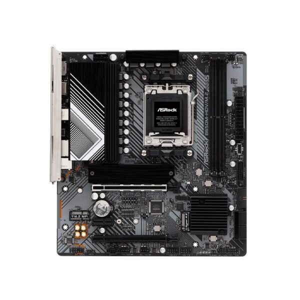 placa madre asrock am5 b650m hdv/m.2 ddr5 s/r/hdmi/dp/2m2/usb3.2/matx