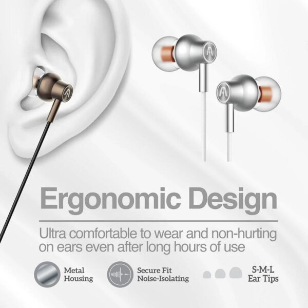 auricular argomtech arg hs 2030wt tipo c mic blanco/plata