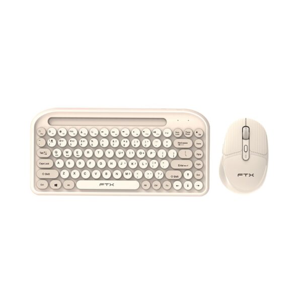 teclado+mouse wir/bt ftxgk01 por/pop/gold 106081