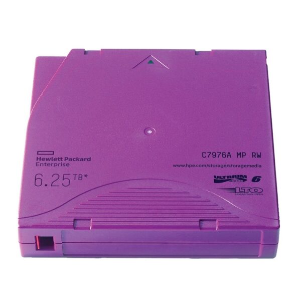 cinta backup hpe lto 6 ultrium 6.25tb mp rw (c7976a)