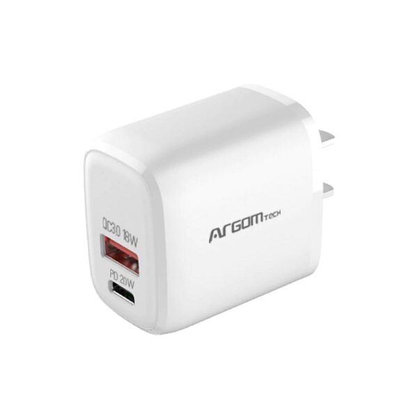 cargador argomtech arg ac 0115wt dual rapido type cy usb 38w