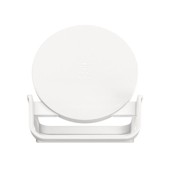 cargador belkin stand pad 10w wib001ttwh