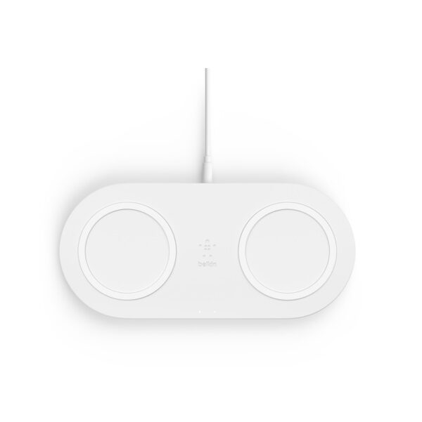 cargador belkin wir dual pad wiz002ttwh